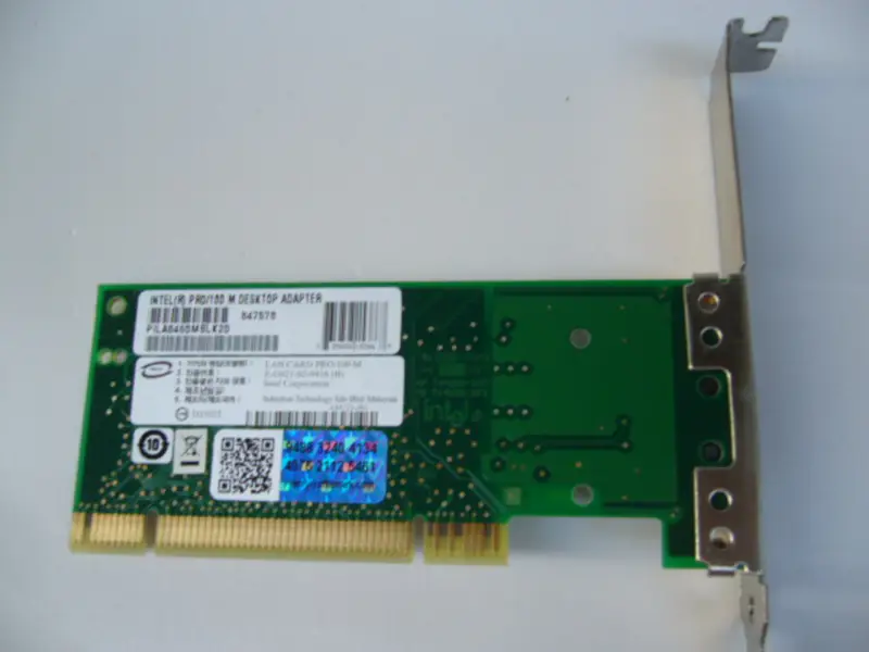 Intel PILA8460MBLK20 100M single port network card