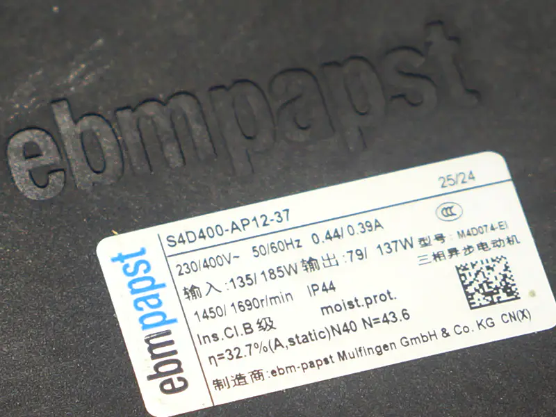 Ebmpapst S4D400-AP12-37 Fan