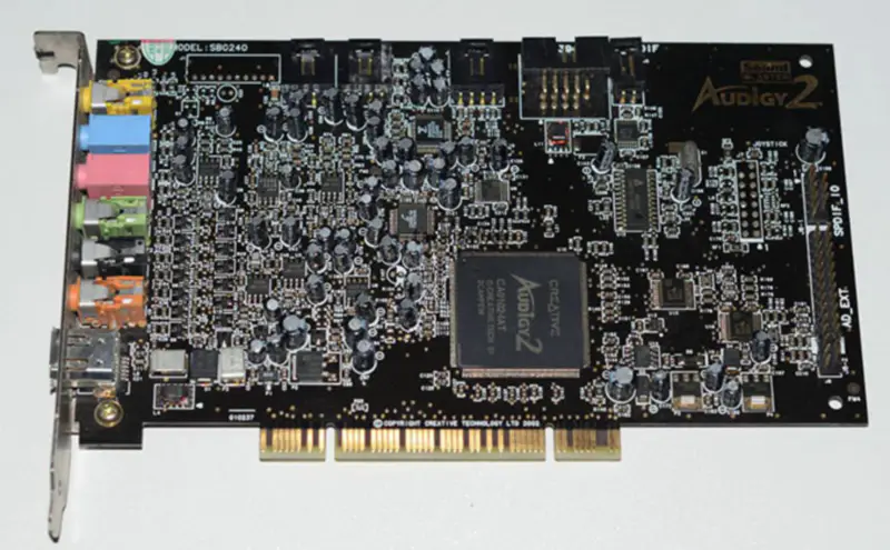 Creative Sound Blaster Audigy 2 SB0240 7.1 Channel PCI Sound Card