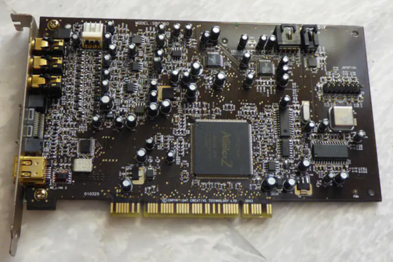 Creative Sound Blaster Audigy 2 SB0360 7.1 Channel PCI Sound Card