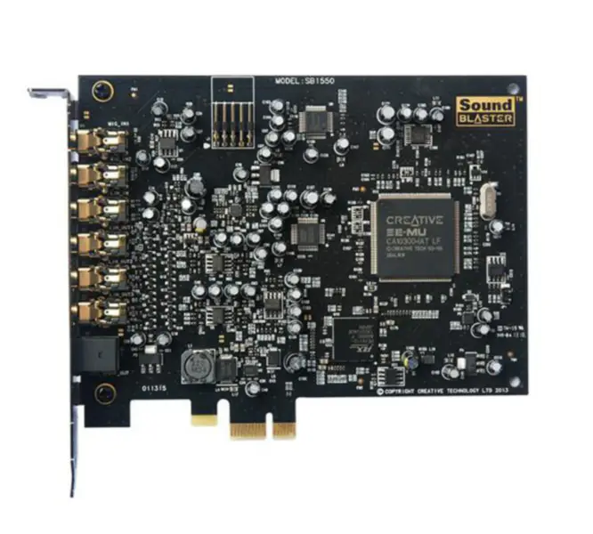 Creative Sound Blaster Audigy5 SB1550 Sound Card A5 7.1 PCI-E 1x