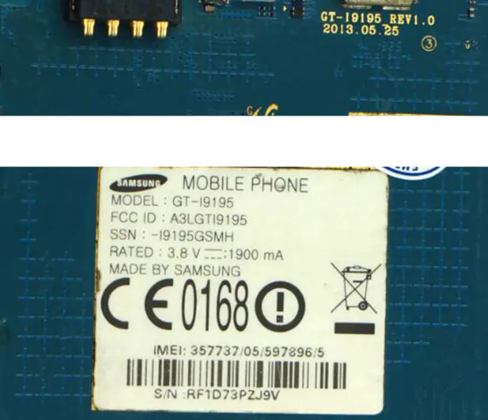 Samsung Galaxy S4 Mini i9195 unlocked Motherboard