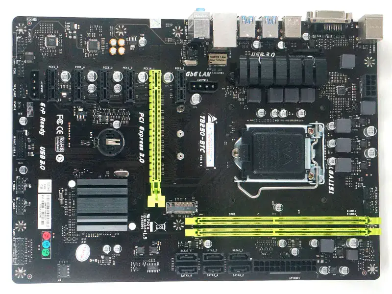 Biostar TB250-BTC motherboard TB250 LGA1151 6PCIE PC