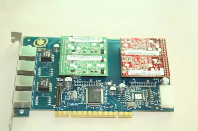 Asterisk TDM410P 4-Channel Analog Card Voice Card with FXO+FXS Modules