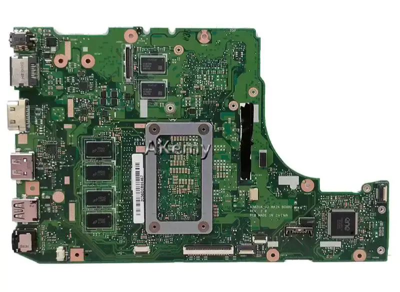 Asus X302UJ With I3-6100 CPU 4GB RAM Motherboard For ASUS X302U Laptop Rev 2.0 DDR4 4G