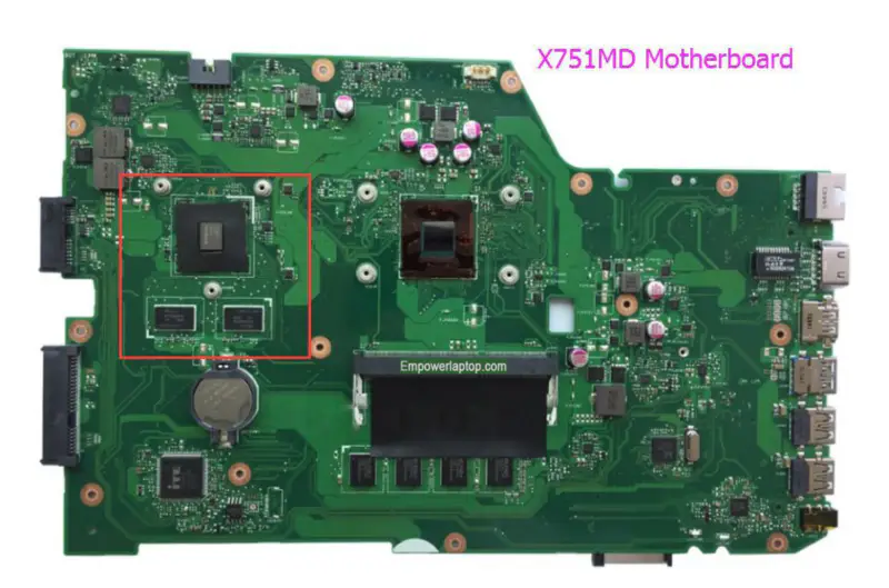 Asus X751M X751MD REV2.0 Motherboard