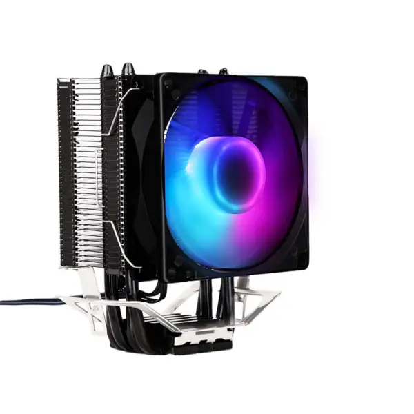 4 Heatpipes Argb Direct Contact Cpu Cooler Compatible With Intel And Amd