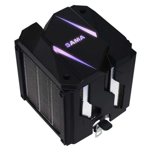 4 Heat Pipes 90mm Rainbow Cpu Air Cooler Compatible With Intel And Amd