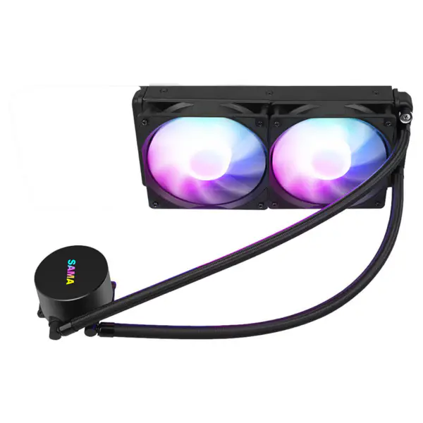 Sama 240mm Integrated Cpu Water Cooling Liquid Cooler With Light