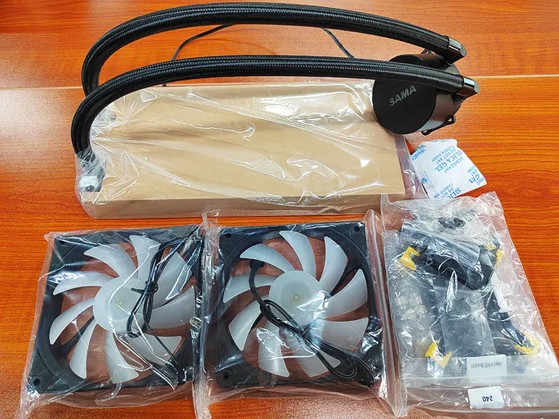 Sama 240mm Integrated Cpu Water Cooling Liquid Cooler With Light