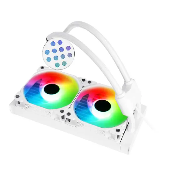 Sama 240mm Radiator Rainbow Pc Para Cpu Rgb Liquid Cooler Block Computer Cpu Water Coolers And Cooling Fan Systems For Pc Cpu