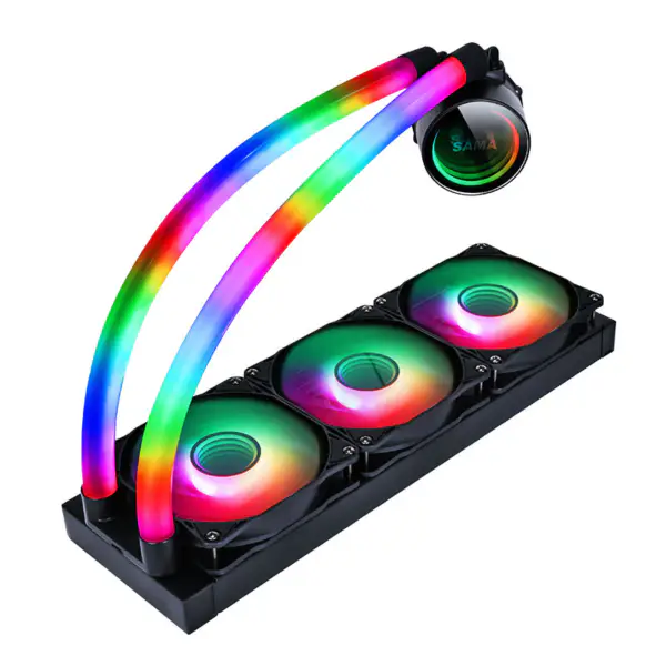 Sama 360 Lga1200 Lga1700 Lga 2011 Black Watercooling Pc Cooler Watercoole Cpu Cooling Water Heatsink System For Pc Case Cooling