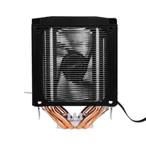 Sama 9cm Dual Tower Air Cooler Customizable Argb Top Cover Cpu Radiator Black/silver Small But Powerful Cpu Air Cooler