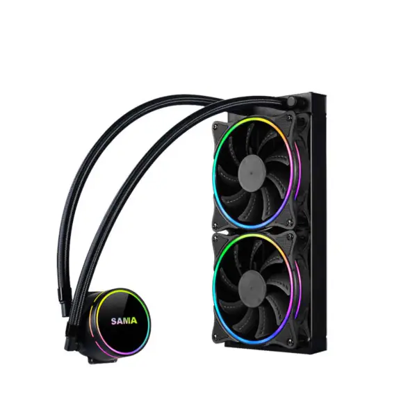 Sama Aio Cpu 240mm Radiator Heatsink Liquid Rgb Cooler Cpu Water Cooling Radiator Pc Gaming