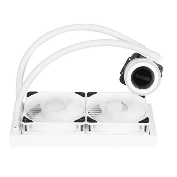 Sama Aio Cpu 240mm Radiator White Black Heatsink Liquid Rgb Cooler Cpu Pc Computer Processor Water Cooling Radiator Pc Gaming