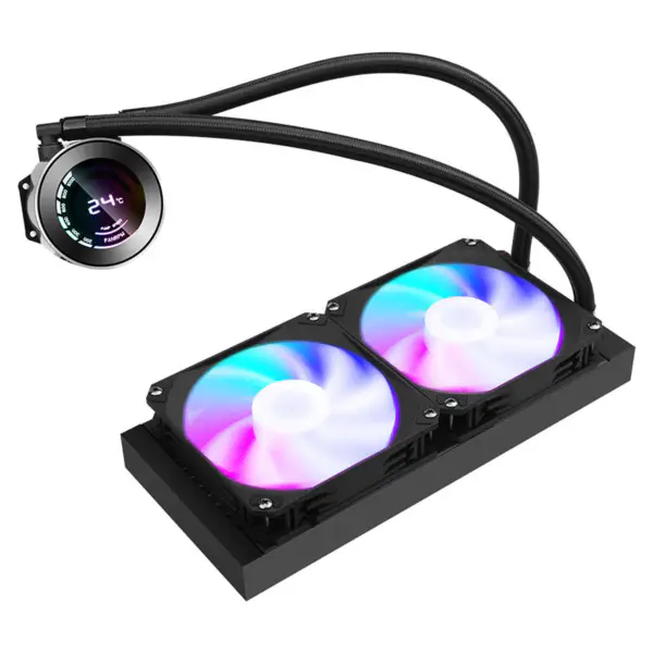 Sama All In One Water Cooling Aio Cpu Liquid Cooler 5v Rgb Support Copper Radiator Pc Water Cooling Kit