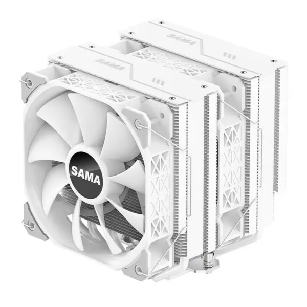 Sama Am4 Am5 Cpu Heatsink Cooler Strong Functional Fan Double Fan Cooler Cpu Processor Cooling