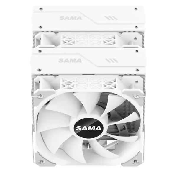 Sama Am4 Am5 Cpu Heatsink Cooler Strong Functional Fan Double Fan Cooler Cpu Processor Cooling