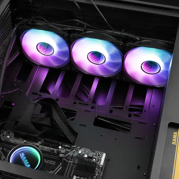 Sama Argb Coloful 360mm Water Cooling Pc Cpu Water Cooler
