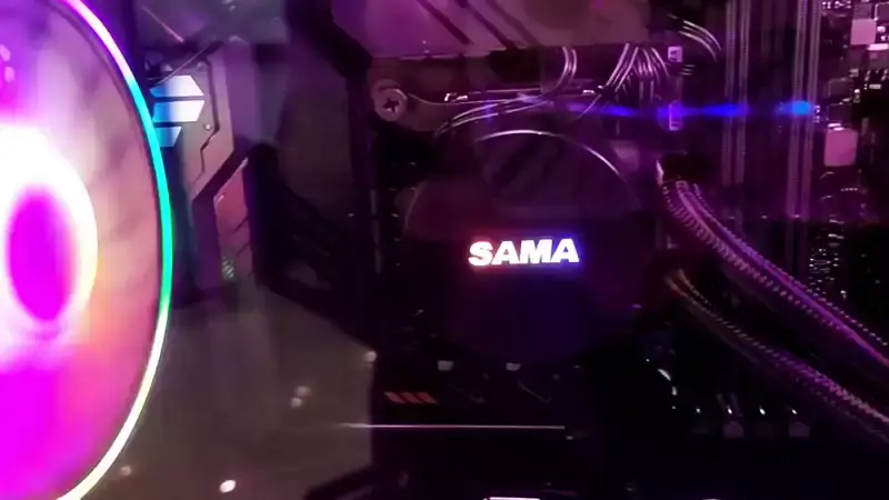 Sama Argb Cooling Head Cpu Cooler Argb Air Gpu Cooling 240 Liquid Aio For Computer Pc Cases