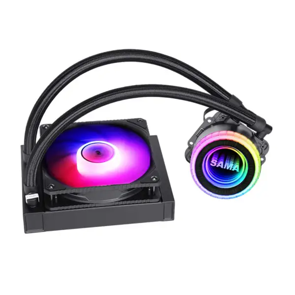 Sama Computer Liquid Cooling Cpu Cooler Watercooling Aio Cooler For Computer
