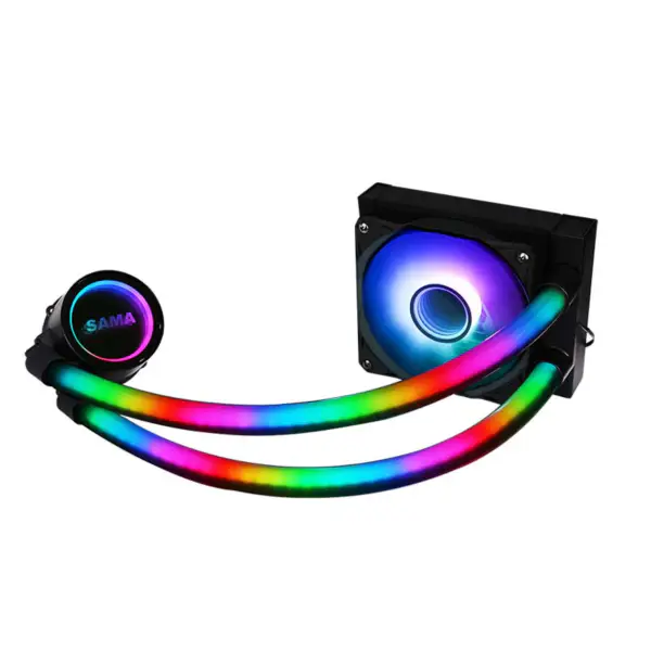 Sama Computer Liquid Cooling Cpu Cooler Watercooling Aio Cooler For Computer Liquid Cooling