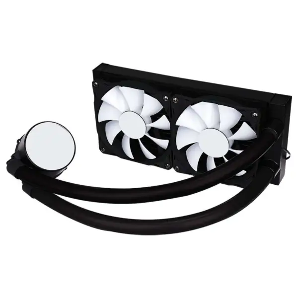 Sama Computer Radiator Water Cooling Kit Pc 240mm Cpu Liquid Cooler With Led