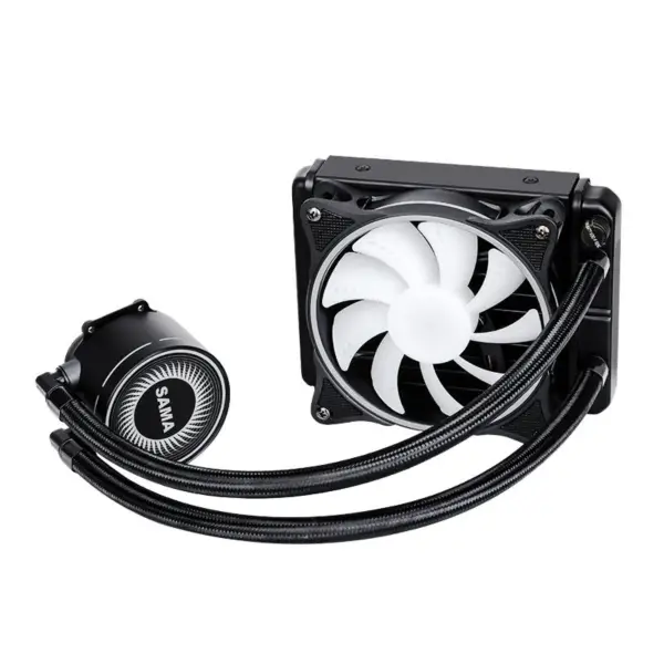 Sama Cpu Liquid Water Cooling Computer Gaming Pc Cooled Radiator Copper Universal
