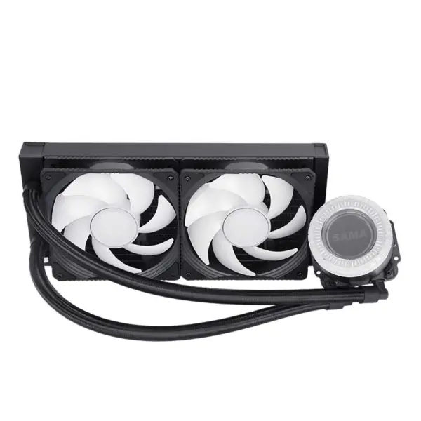 Sama Custom Black 240mm Radiator Pc Cpu Water Cooler