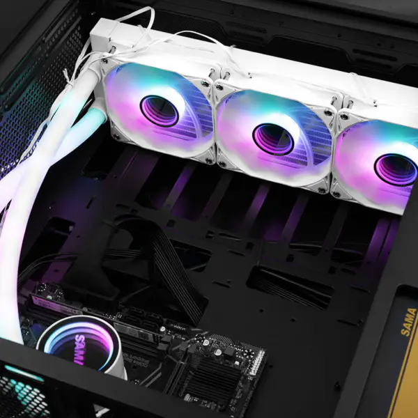 Sama Custom Black 360mm Radiator Pc Cpu Water Cooler