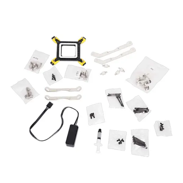 Sama Customizable Amd 360mm Aio Cpu Liquid Cooling Water Cooler Kit With Infinity Mirror Design