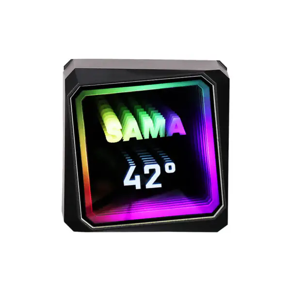 Sama Customizable Logo Water Cooler 45.1cfm-90.3cfm Radiator Heat Dissipation Performance Cpu Cooling Fan