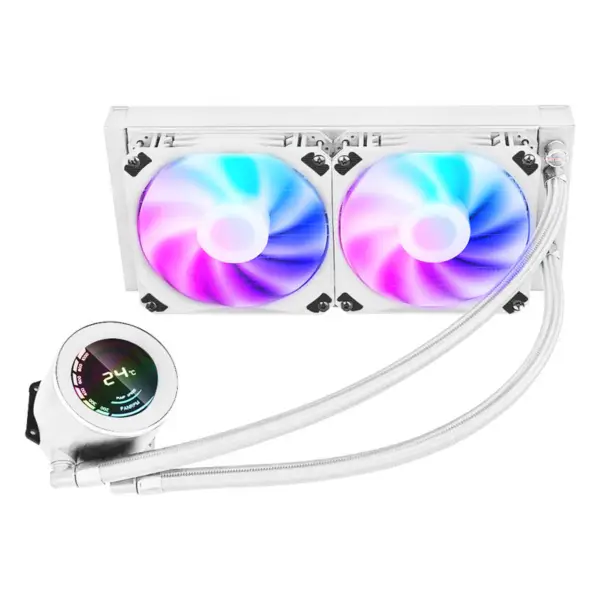 Sama Aio 240mm Lcd Screen Water Cooling System Cooling Pc Water Cooling Heatdink Cpu