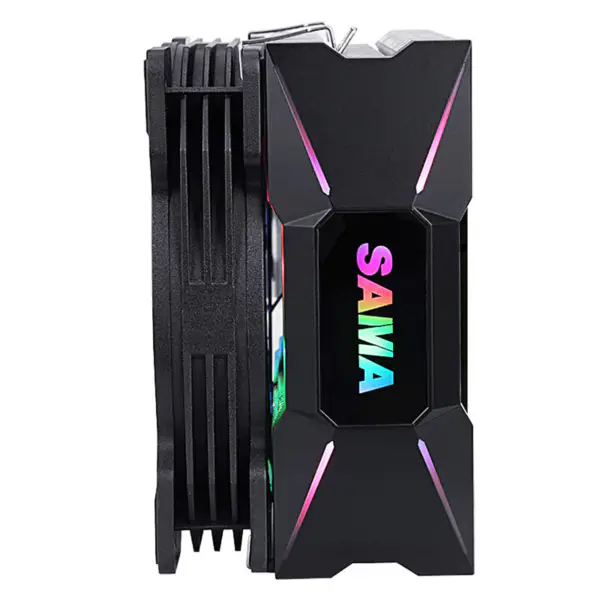 Sama Aluminum Fins Heat Sink Cpu Air Cooler For Pc Case