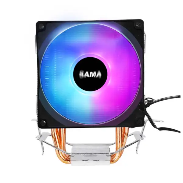 Sama 3 Black Heat Pipes Cpu Air Cooler Laptop Cpu Cooler 35.07cfm Argb Effect Cpu Cooler