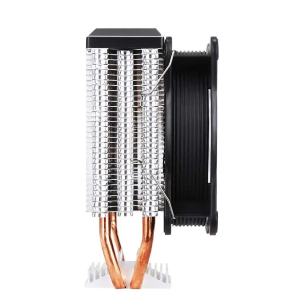 Sama Black Rainbow Rgb Gaming Computer Cooling Radiator Heat Pipe Processor Air Cooling Cpu Air Coolers With 2 Copper Pipe