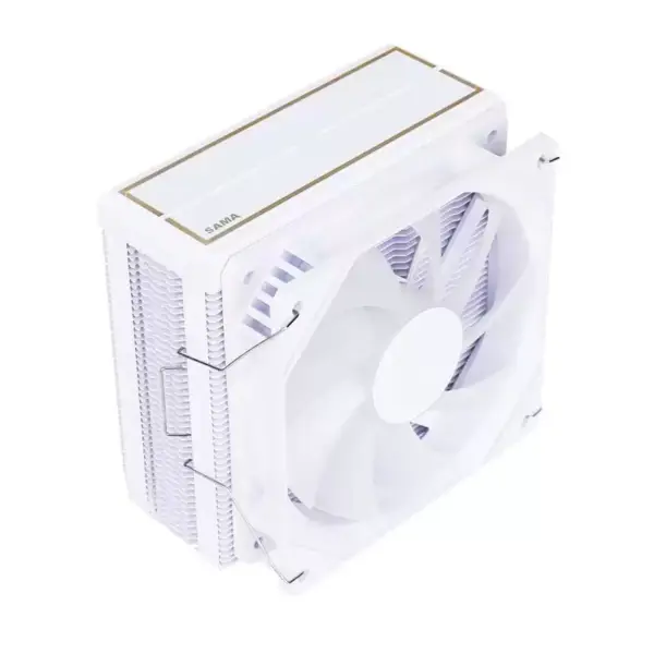 Sama White Rainbow Rgb Gaming Computer Cooling Radiator Heat Pipe Processor Air Cooling Cpu Air Coolers With 4 Copper Pipe