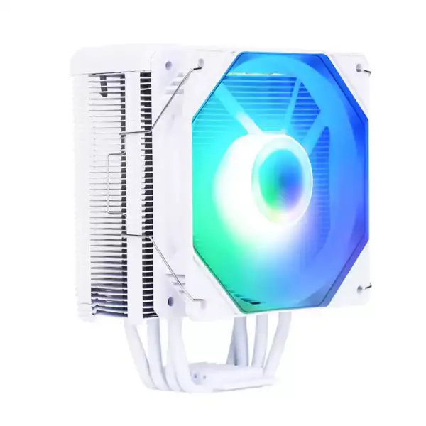 Sama White Rainbow Rgb Gaming Computer Cooling Radiator Heat Pipe Processor Air Cooling Cpu Air Coolers With 4 Copper Pipe