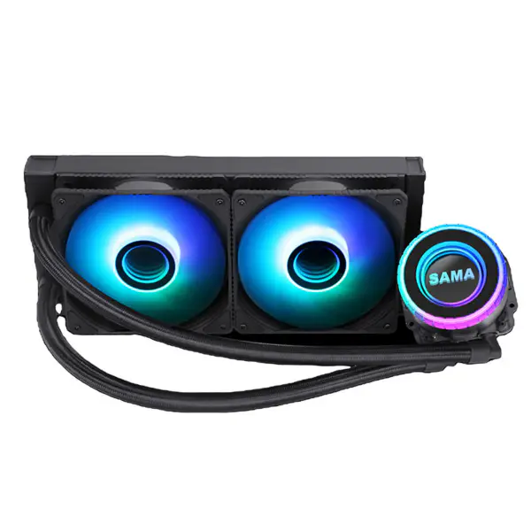 Sama 240mm Radiator Black Pc Cpu Water Cooling