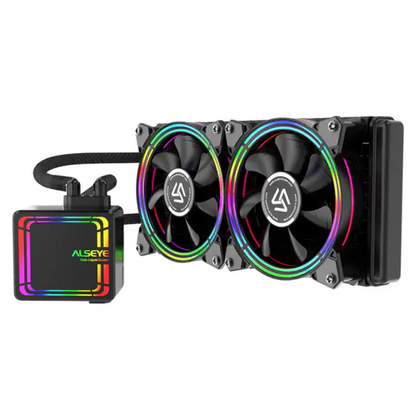 360mm Colorful Cpu Cooler,Aio Water Cooling Fan Computer Case Fan