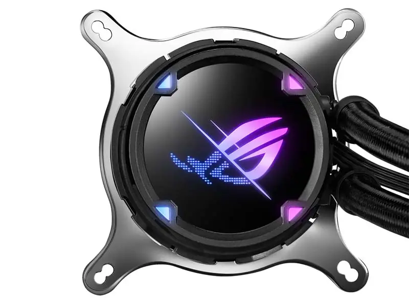 AsUs Rog Strix Lc Ii 240 2fans Integrated Water Cooled Radiator Cpu Asetek 7th Pwm Dc Cpu Cooling Fan