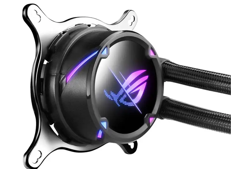 AsUs Rog Strix Lc Ii 240 2fans Integrated Water Cooled Radiator Cpu Asetek 7th Pwm Dc Cpu Cooling Fan