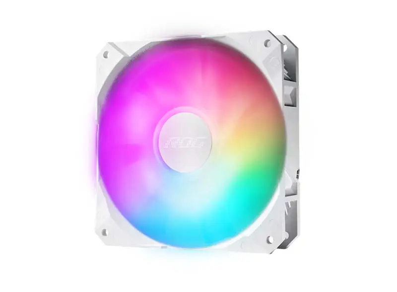 AsUs Rog Strix Lc Ii 240 Argb White Edition 2fans Integrated Water Cooled Radiator Cpu Cooling Fan